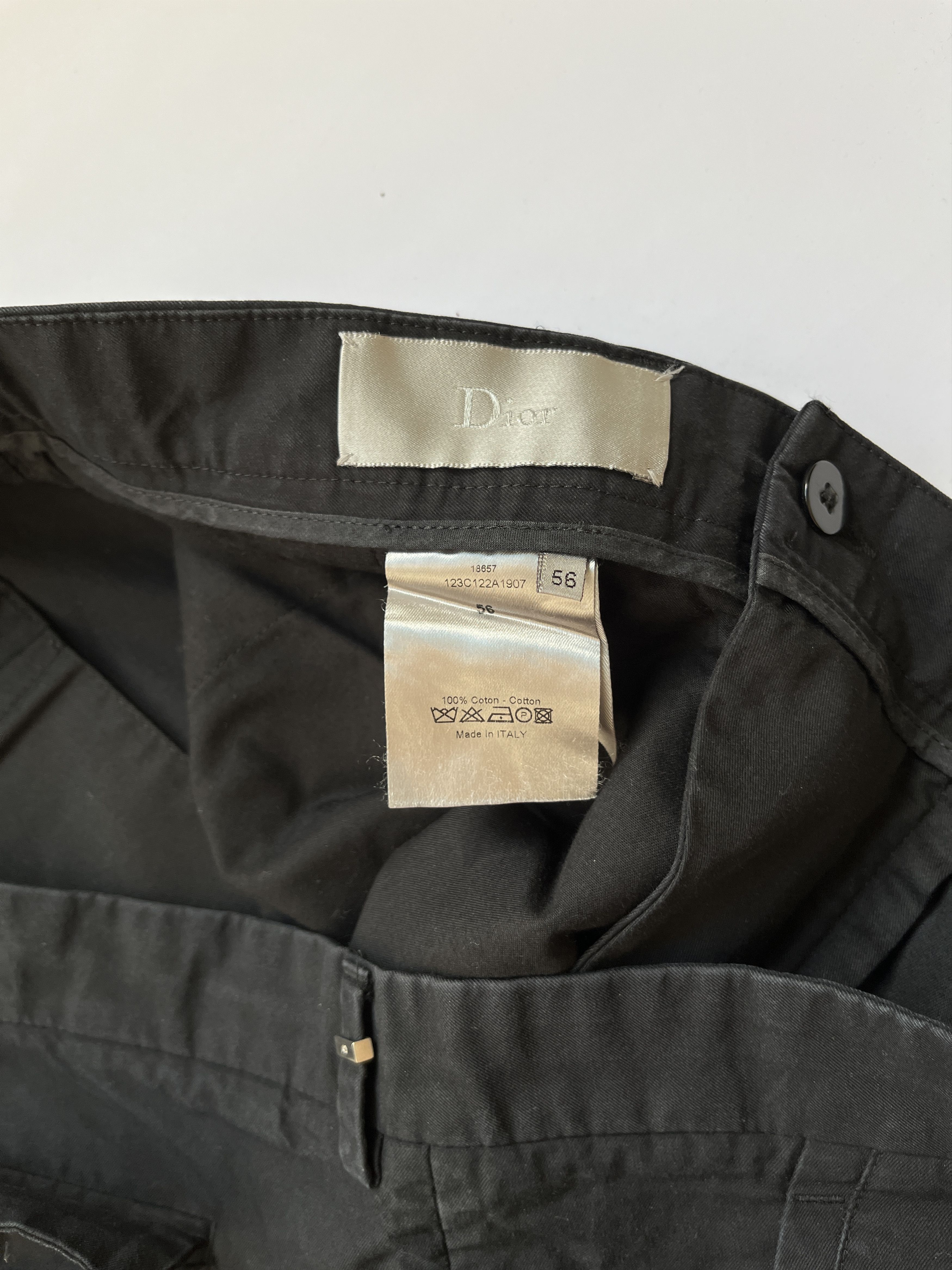 Dior ⚡️QUICK SALE⚡️Dior by Kris Van Assche Black Trousers Pants Size US 37 - 3 Thumbnail