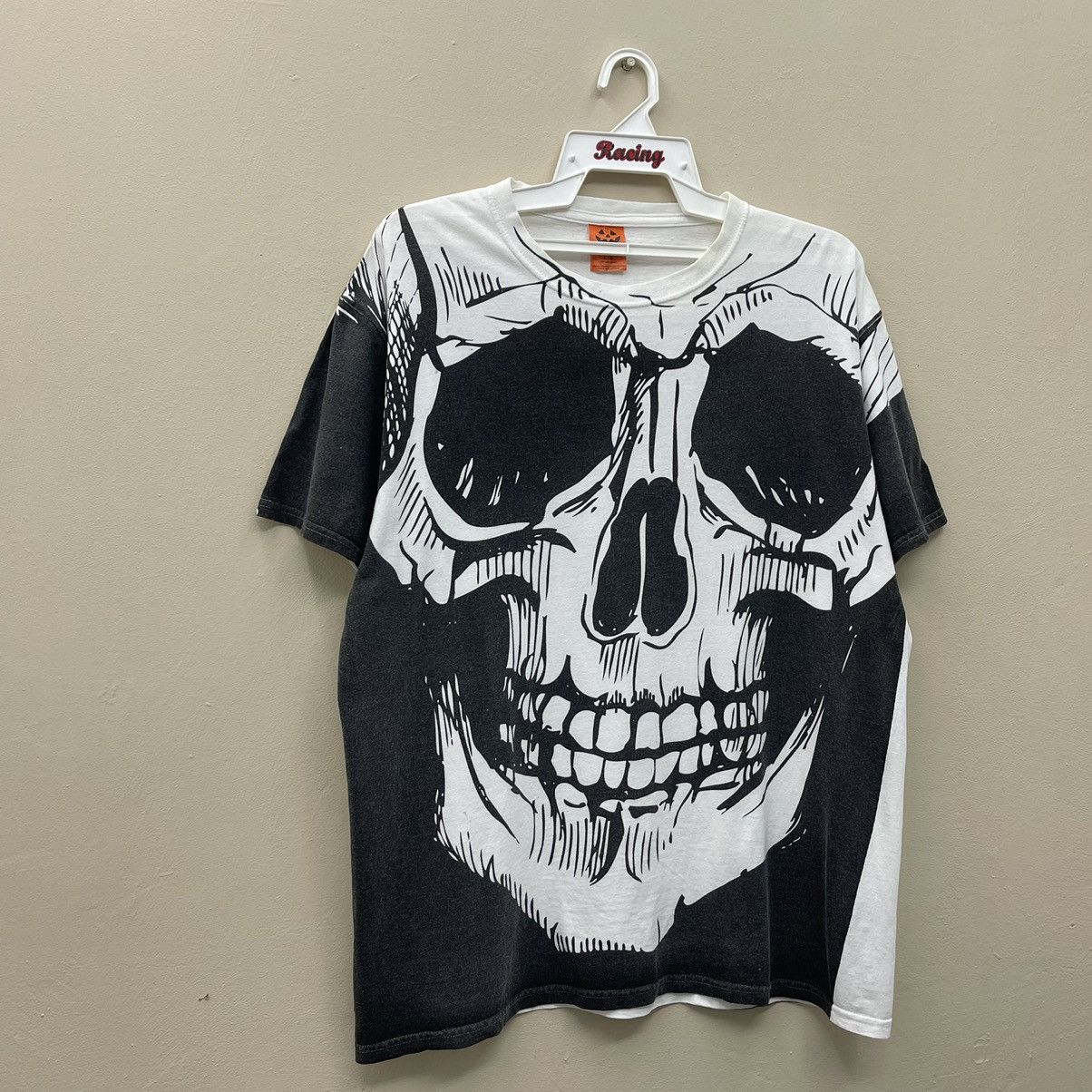 Vintage Vintage Skull Fullprint T-Shirt Happy Halloween Tshirt Size US L / EU 52-54 / 3 - 5 Thumbnail