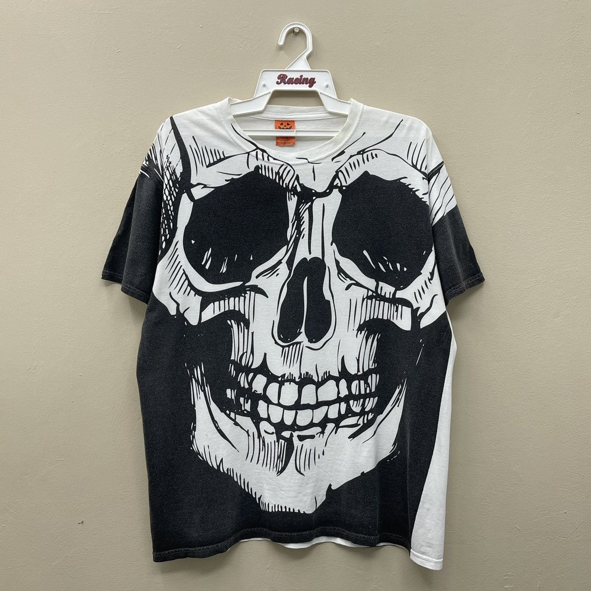 Vintage Vintage Skull Fullprint T-Shirt Happy Halloween Tshirt Size US L / EU 52-54 / 3 - 1 Thumbnail