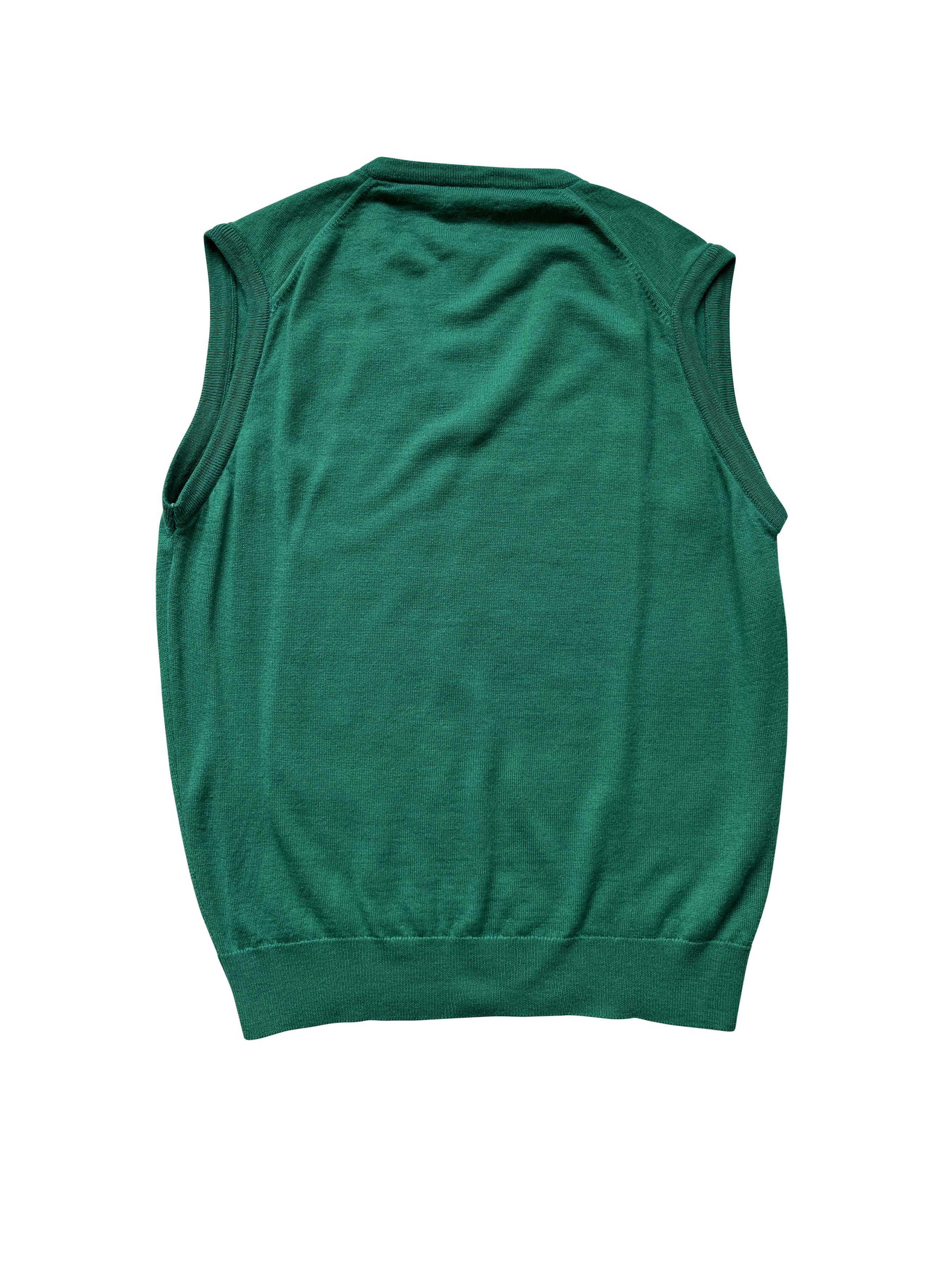 Pierre Cardin ⚡️QUICK SALE⚡️Pierre Cardin Green Sleeveless Knit Size US M / EU 48-50 / 2 - 2 Thumbnail