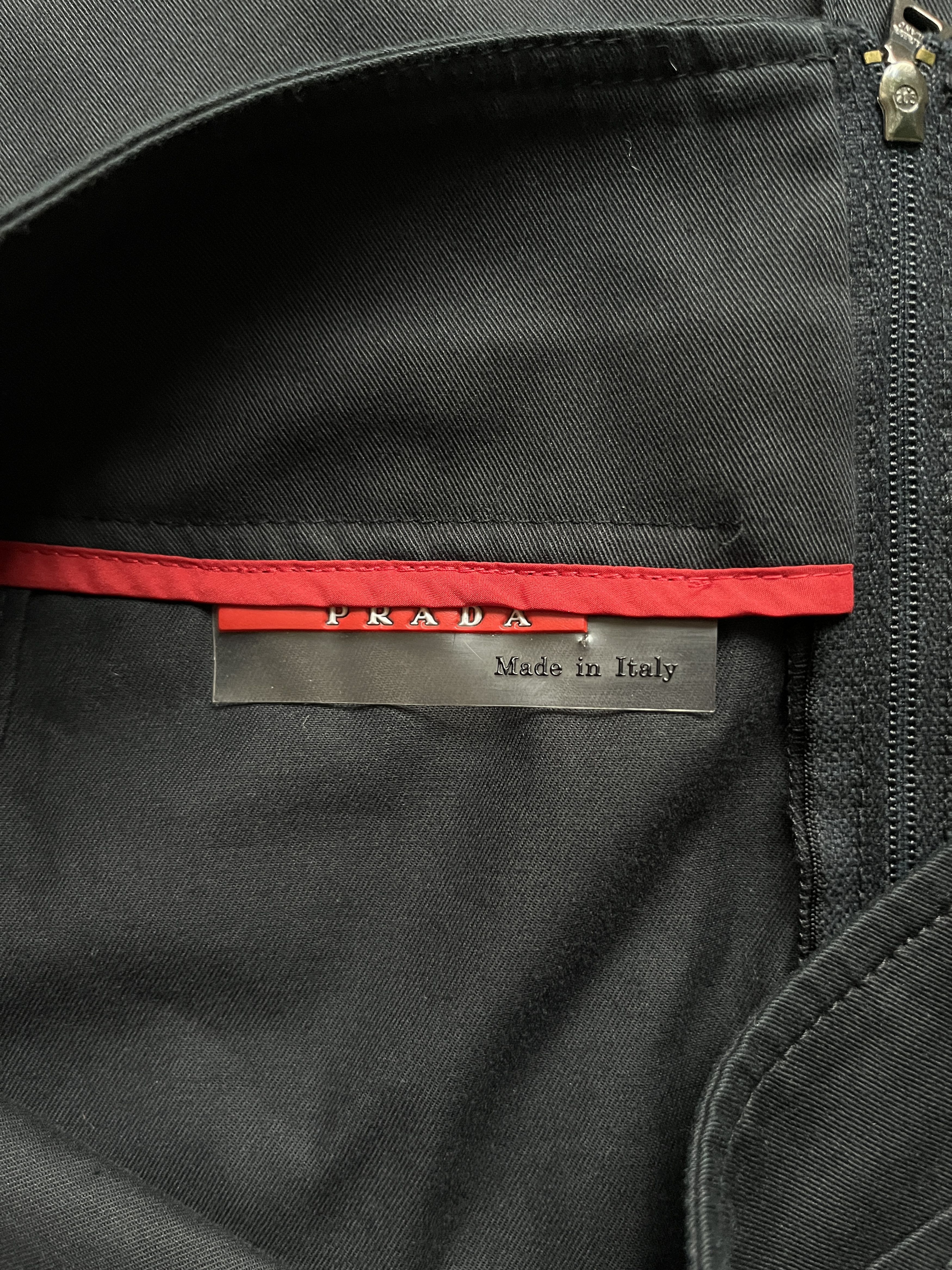 Prada ⚡️QUICK SALE⚡️2001-04 Prada Sport Linea Rossa Black Skirt Size 30" / US 8 / IT 44 - 3 Thumbnail