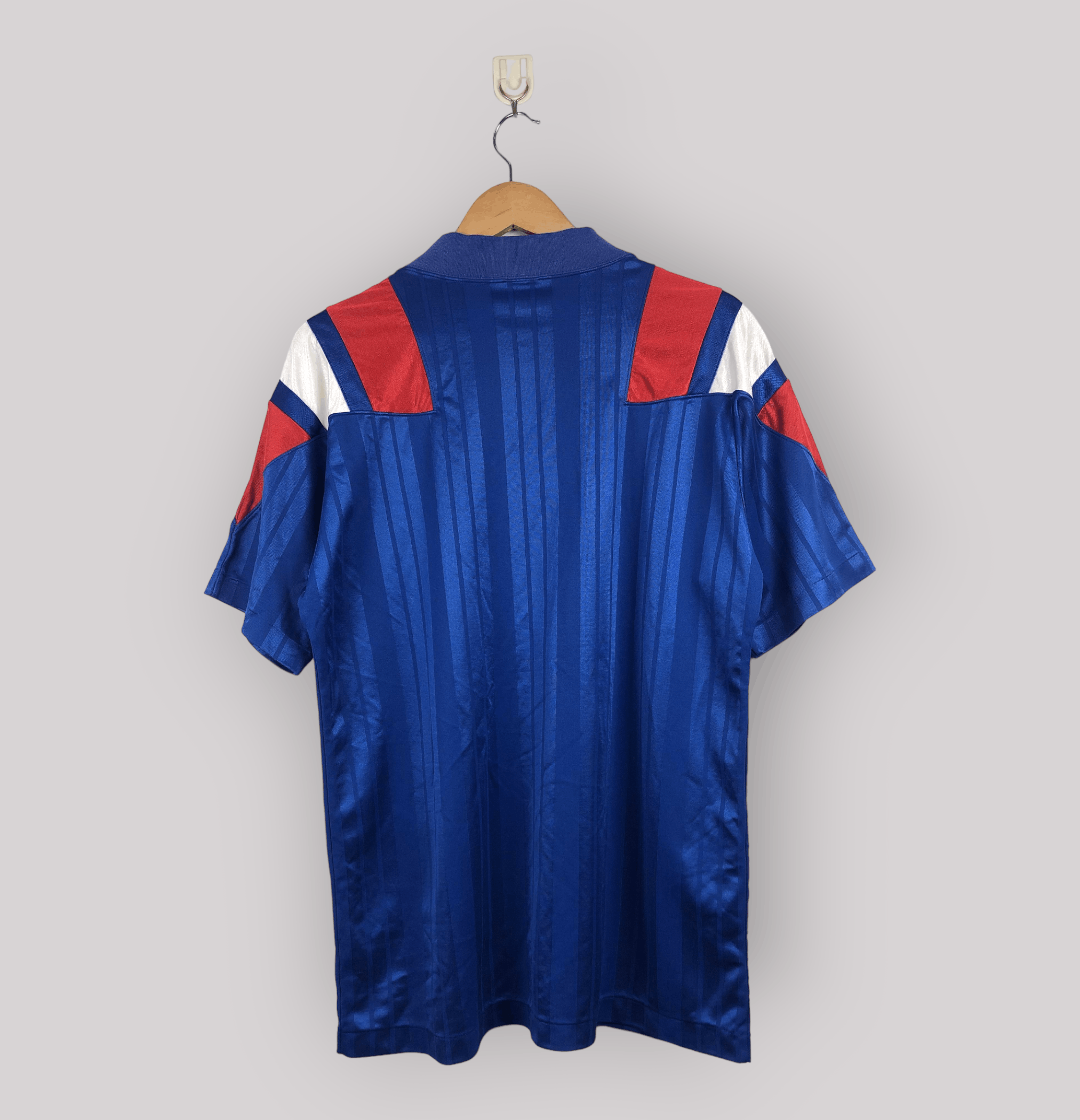 Adidas × Vintage Vintage 90s Adidas V Neck Jersey TA0340 Size US M / EU 48-50 / 2 - 3 Thumbnail