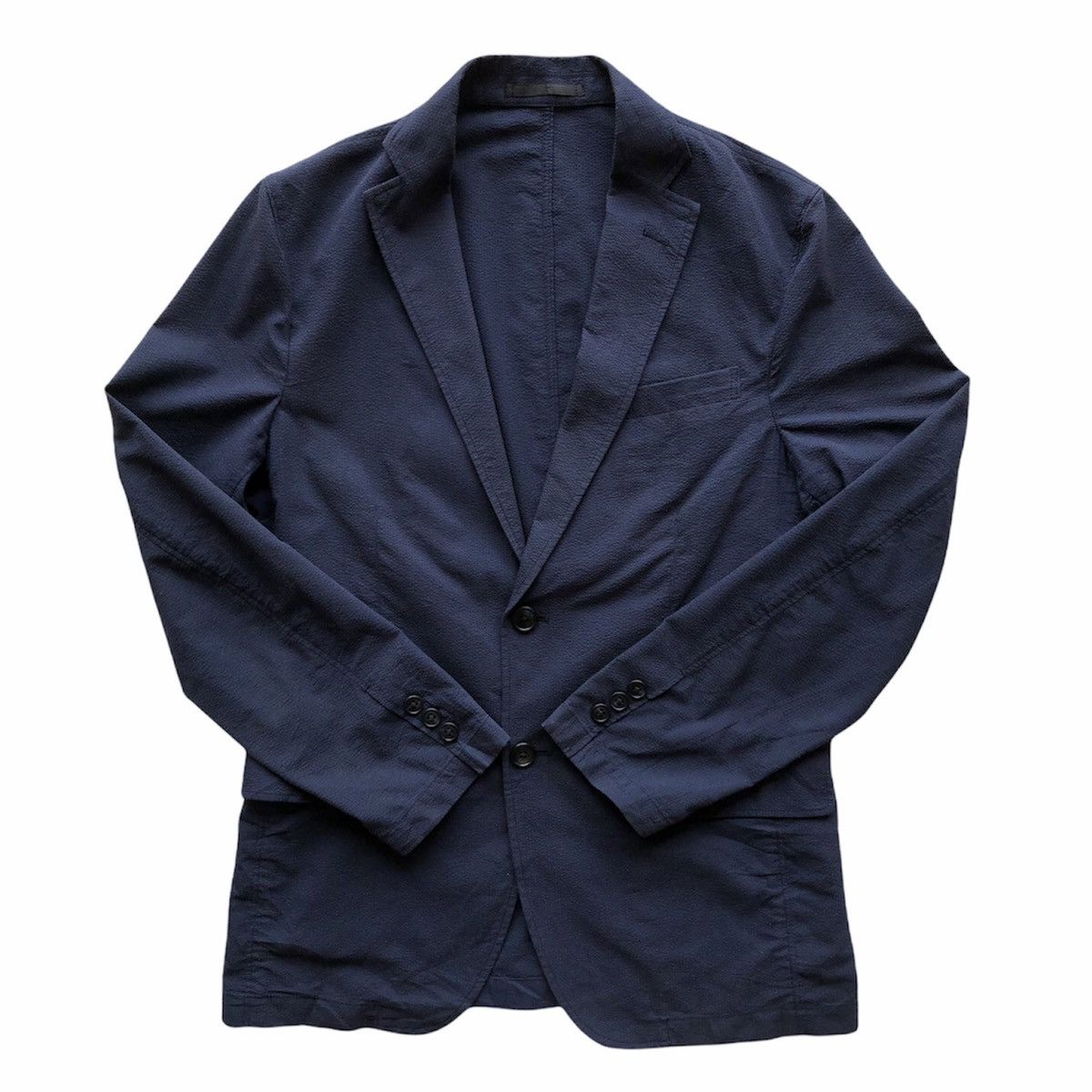 Uniqlo Uniqlo Light Blazer Rugged Transparent Fabric Size US S / EU 44-46 / 1 - 1 Thumbnail