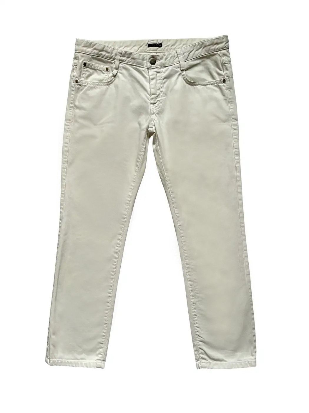 Miu Miu ⚡️QUICK SALE⚡️2000 Miu Miu White Jeans Pants Size 26" / US 2 / IT 38 - 1 Thumbnail