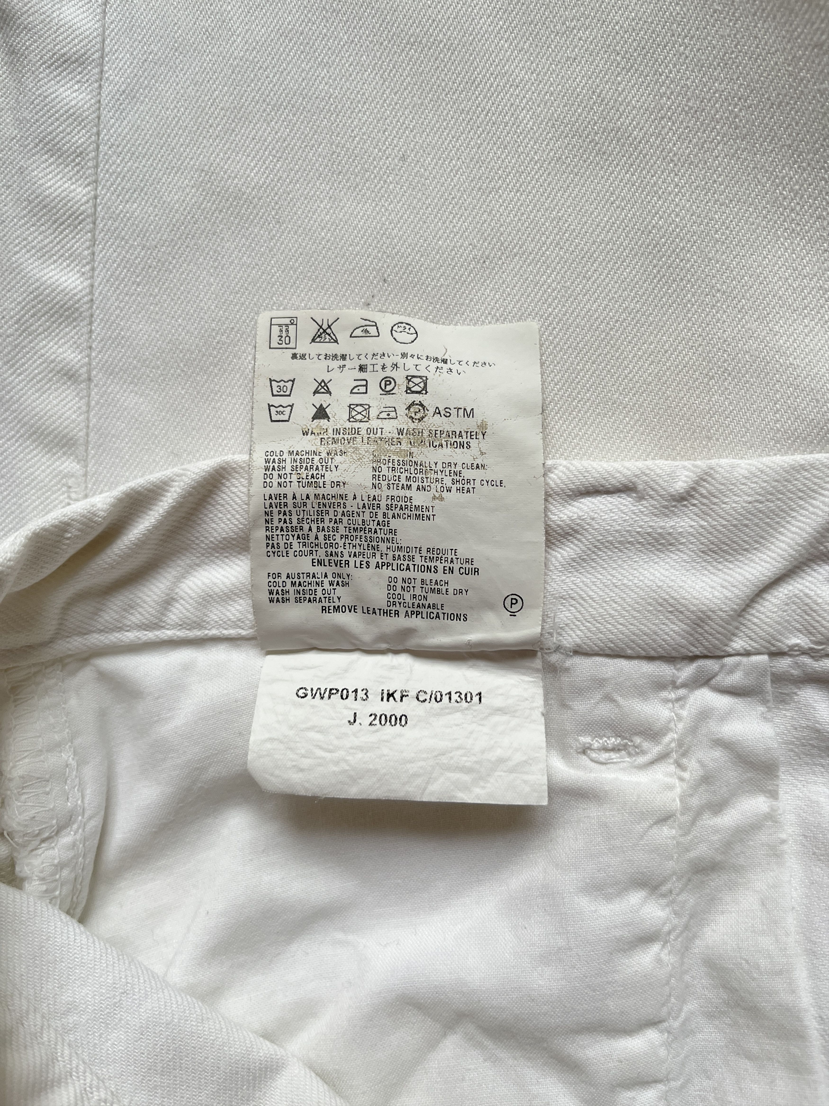 Miu Miu ⚡️QUICK SALE⚡️2000 Miu Miu White Jeans Pants Size 26" / US 2 / IT 38 - 6 Thumbnail
