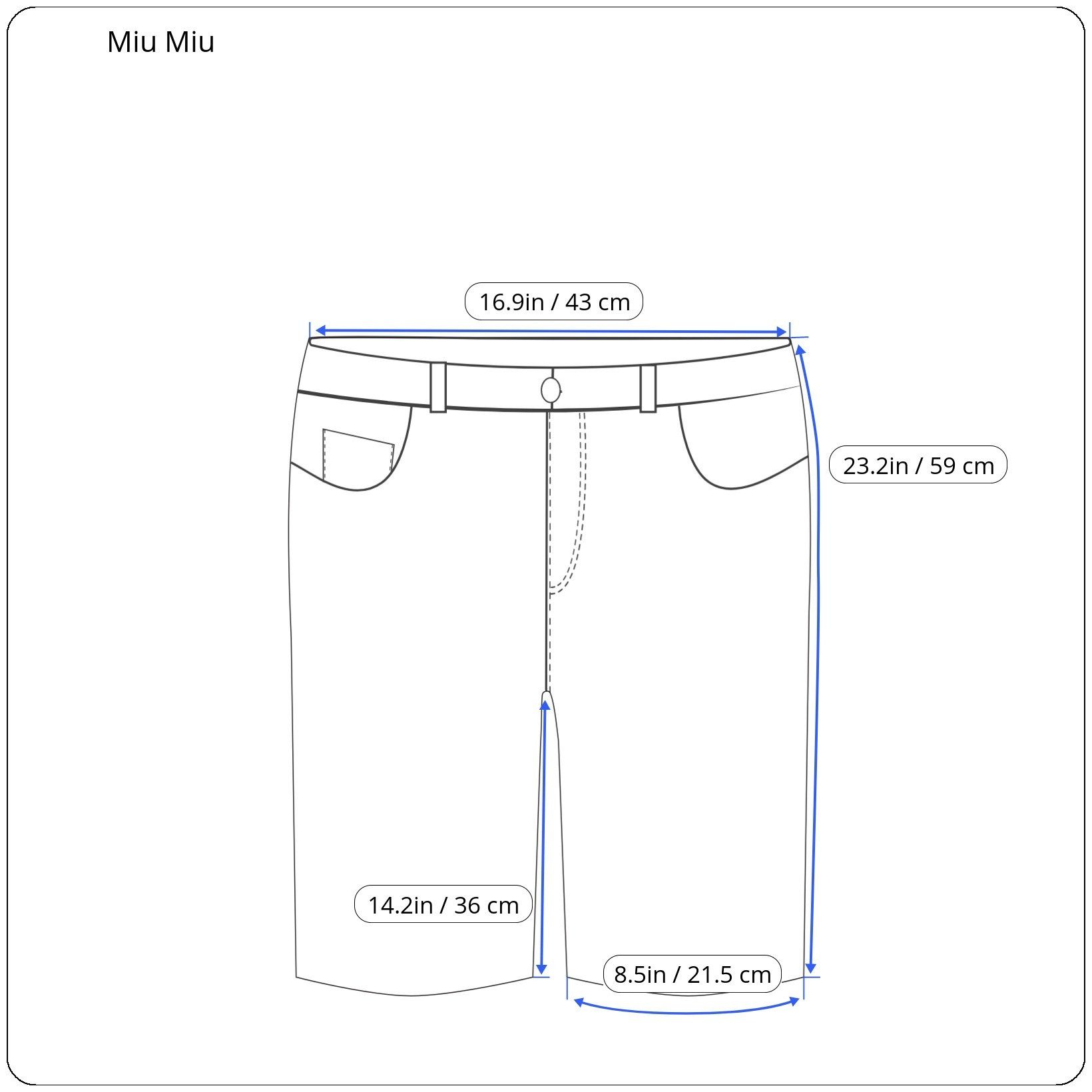 Miu Miu ⚡️QUICK SALE⚡️2006 Miu Miu Dark Grey Shorts Size 30" / US 8 / IT 44 - 6 Thumbnail