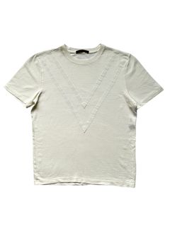 Louis Vuitton T-shirt Men Size XL White Used