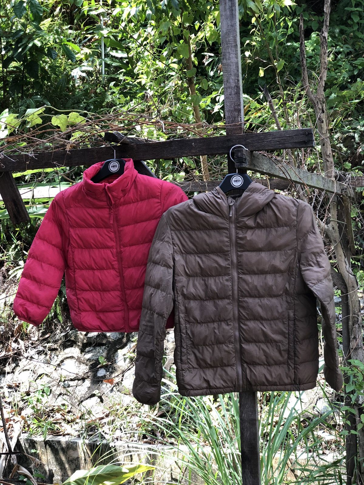 image of Avant Garde x Kid Bundle/bulk Uniqlo Puffer Jacket For Kid in Brown/Pink (Size XS)