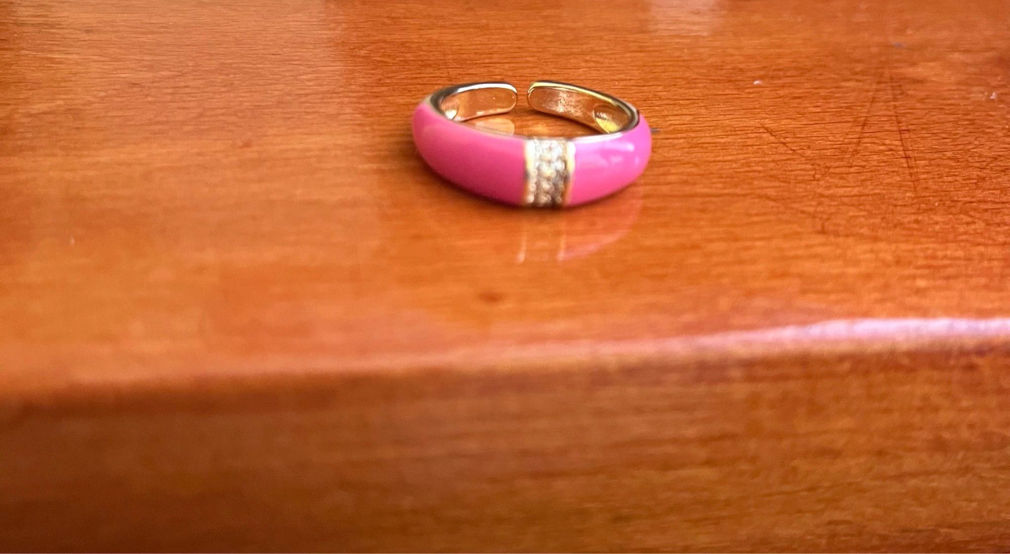 Jewelry Simple Colorful Enamel Ring Size ONE SIZE - 2 Thumbnail