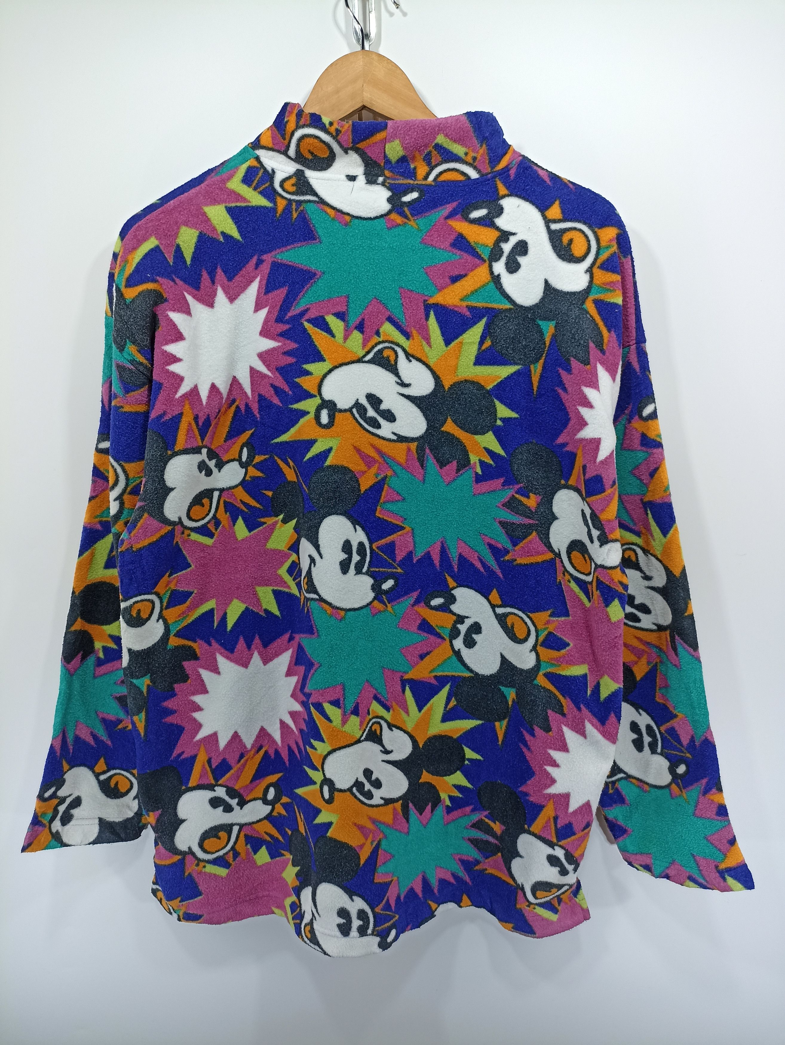 Cartoon Network × Mickey Mouse × Vintage 90s Mickey Tokyo Disneyland Fleece Sweatshirt Size US M / EU 48-50 / 2 - 4 Thumbnail