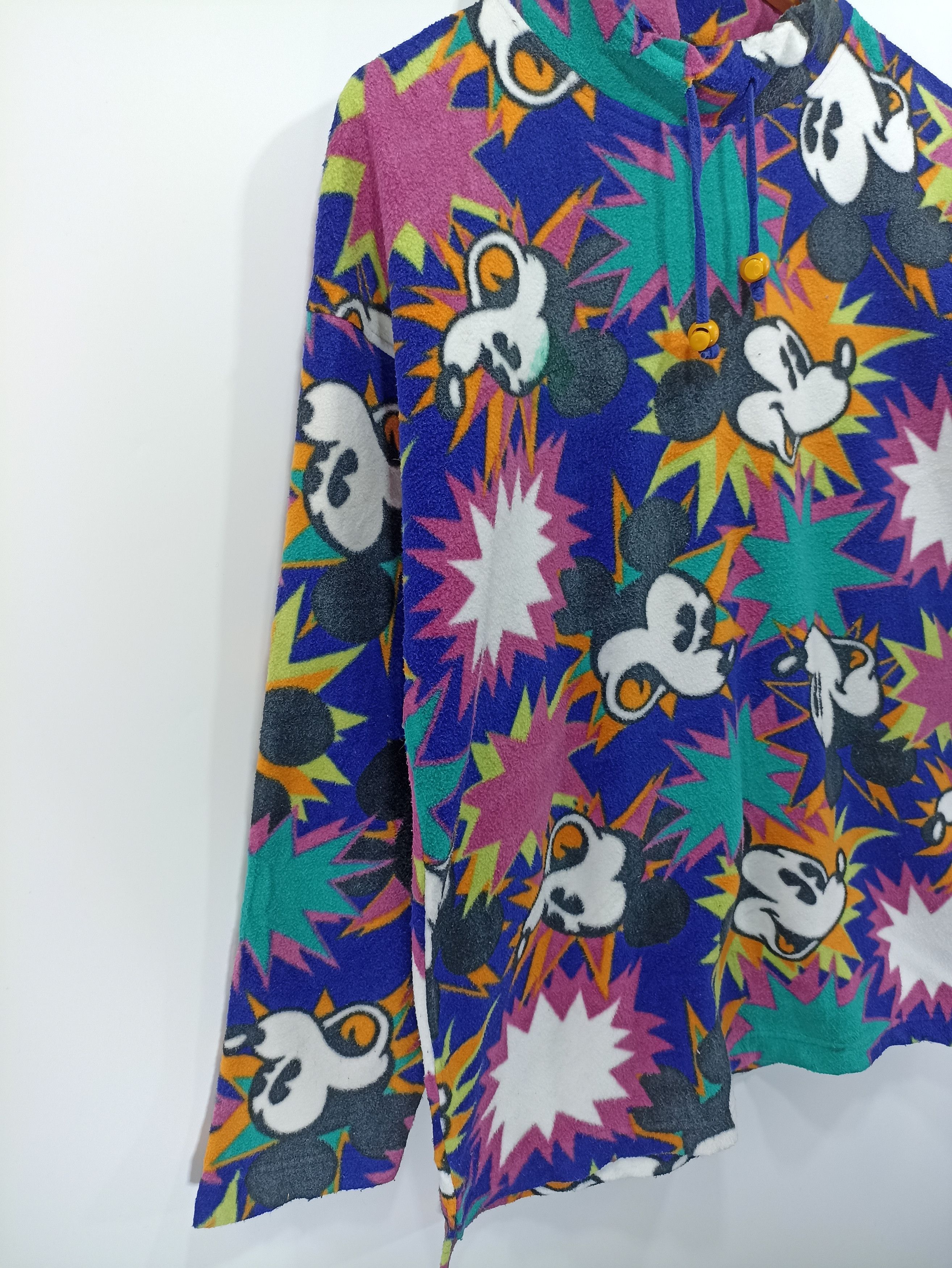 Cartoon Network × Mickey Mouse × Vintage 90s Mickey Tokyo Disneyland Fleece Sweatshirt Size US M / EU 48-50 / 2 - 3 Thumbnail