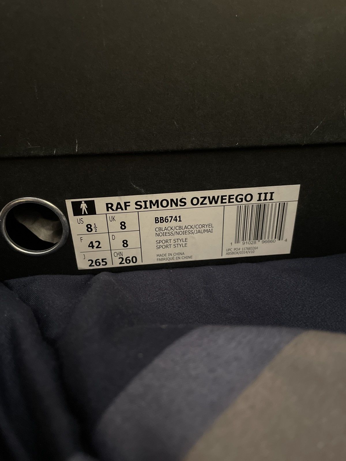 raf simon ozweego 3