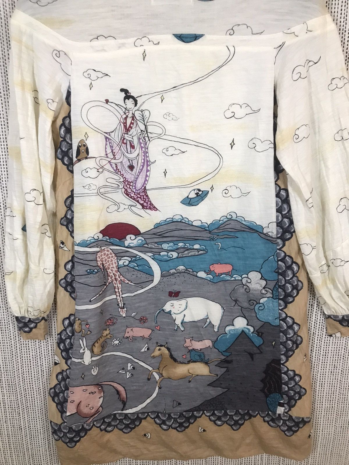 Issey Miyake × Tsumori Chisato ‼️VINTAGE TSUMORI CHISATO DRESS JAPAN WOMEN PRINTED Size M / US 6-8 / IT 42-44 - 6 Thumbnail