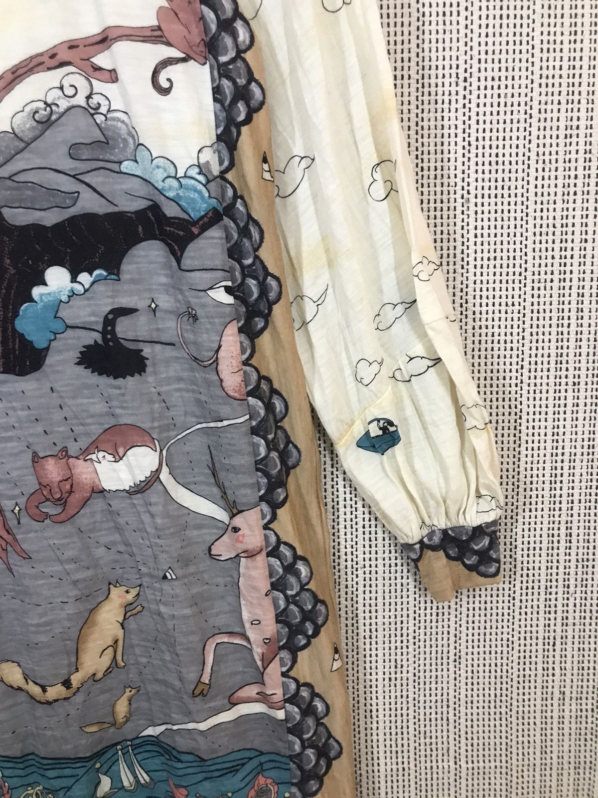 Issey Miyake × Tsumori Chisato ‼️VINTAGE TSUMORI CHISATO DRESS JAPAN WOMEN PRINTED Size M / US 6-8 / IT 42-44 - 3 Thumbnail