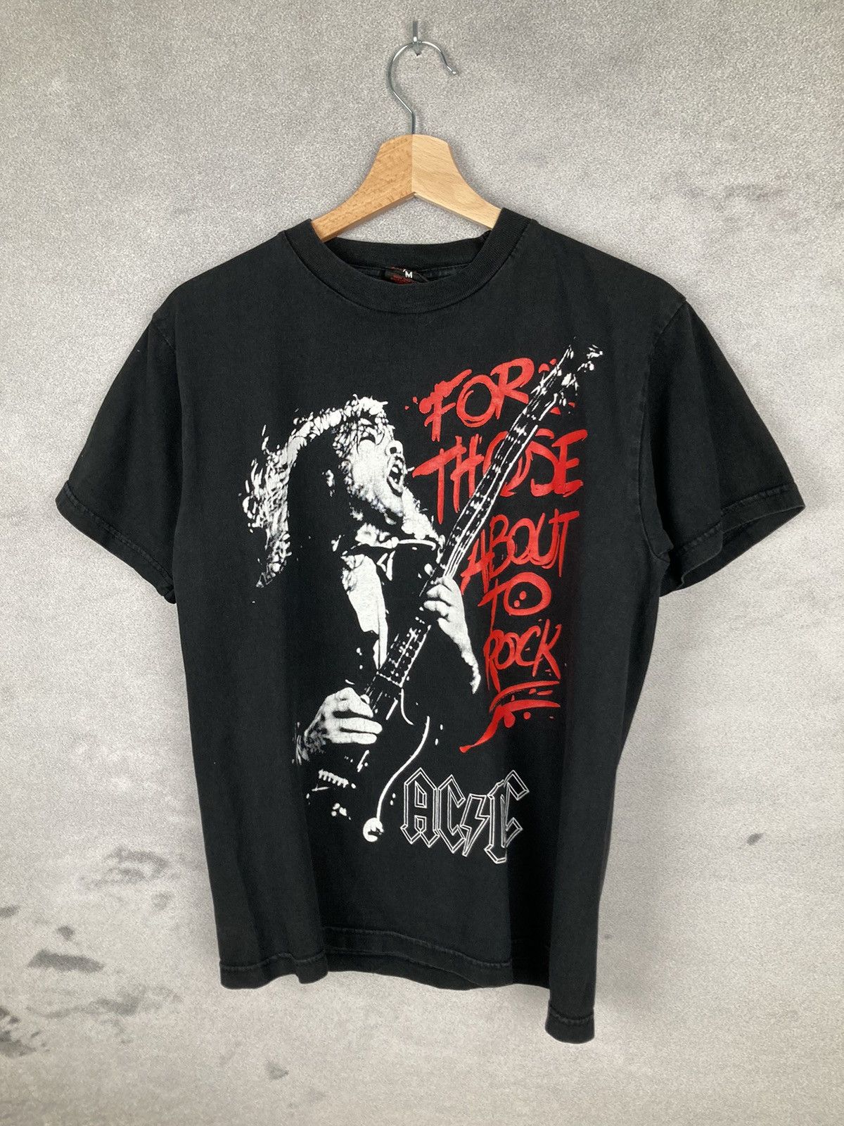 Band Tees Vintage AC/DC Rock Band Tee Metal Grunge Y2K Graphic Size US M / EU 48-50 / 2 - 2 Thumbnail