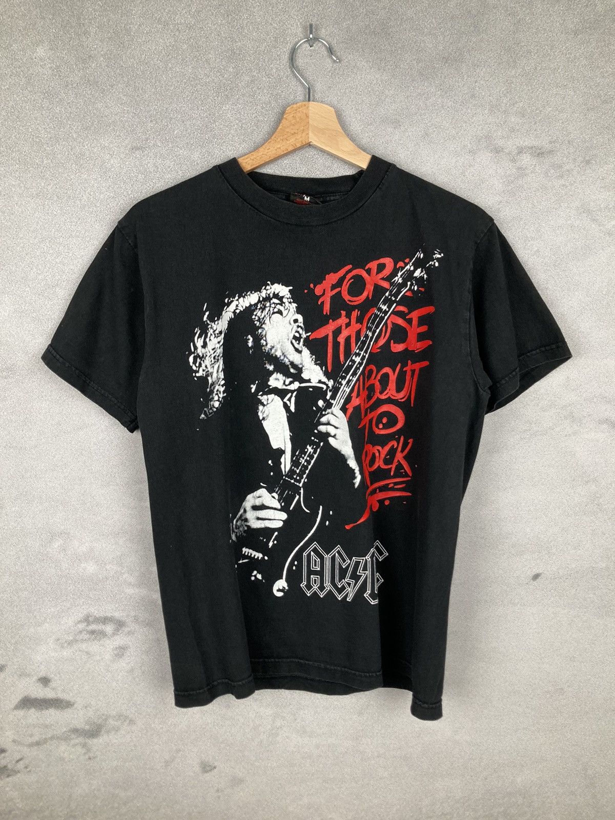 Band Tees Vintage AC/DC Rock Band Tee Metal Grunge Y2K Graphic Size US M / EU 48-50 / 2 - 1 Thumbnail