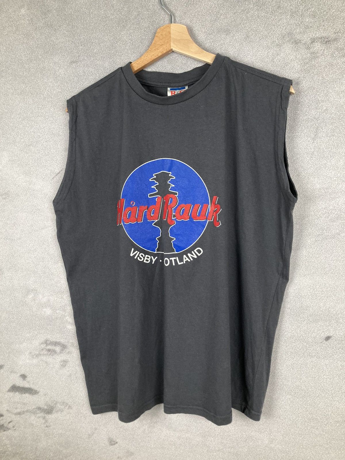 Other Vintage Gotland Tank Top Hard Rauk 90s Retro Size US M / EU 48-50 / 2 - 2 Thumbnail