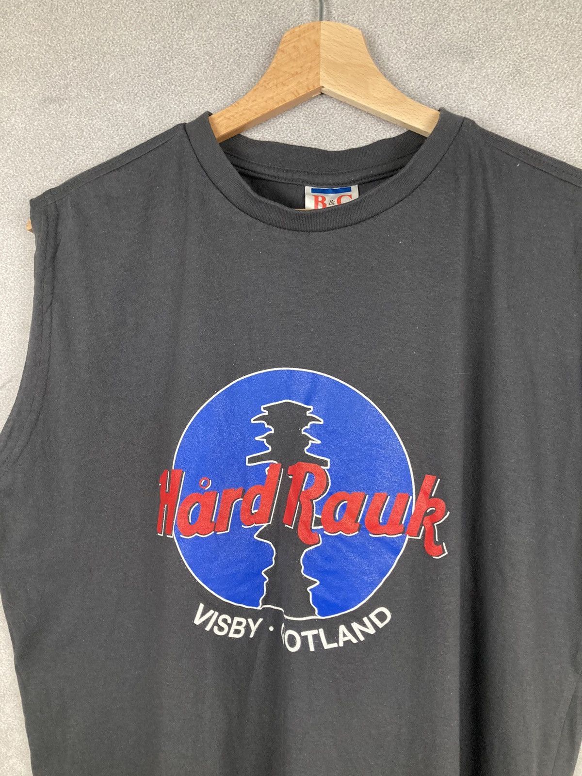 Other Vintage Gotland Tank Top Hard Rauk 90s Retro Size US M / EU 48-50 / 2 - 3 Thumbnail