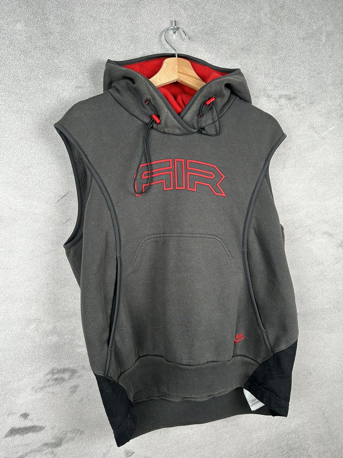 Nike Vintage Nike Air Vest Hoodie 90s 00s Spellout Logo Size US M / EU 48-50 / 2 - 5 Thumbnail