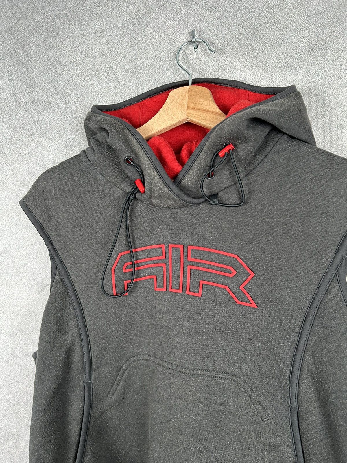 Nike Vintage Nike Air Vest Hoodie 90s 00s Spellout Logo Size US M / EU 48-50 / 2 - 3 Thumbnail