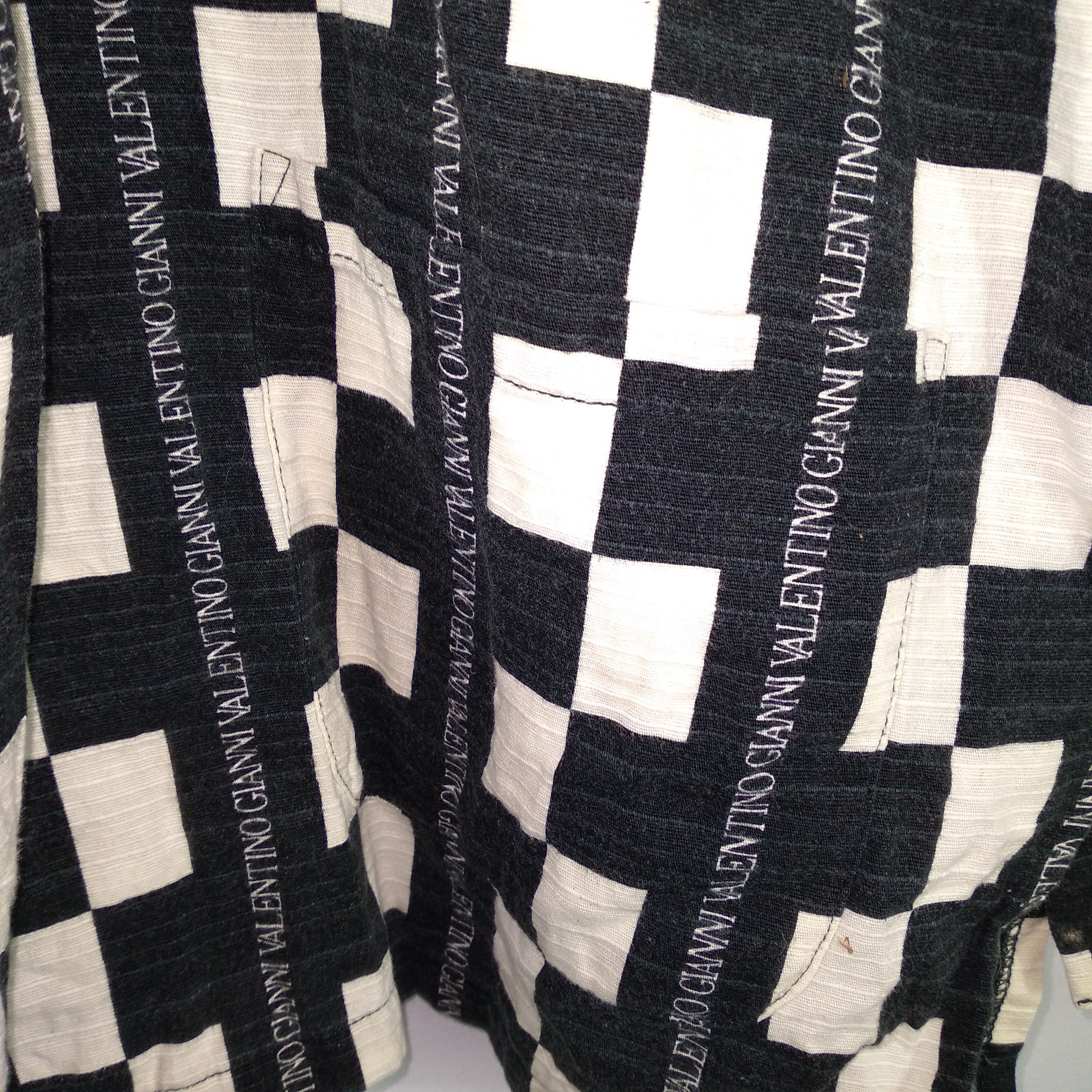 Designer 🔥Rare🔥Gianni Valentino Monogram Checkerd Summer Kimono Size US L / EU 52-54 / 3 - 10 Thumbnail