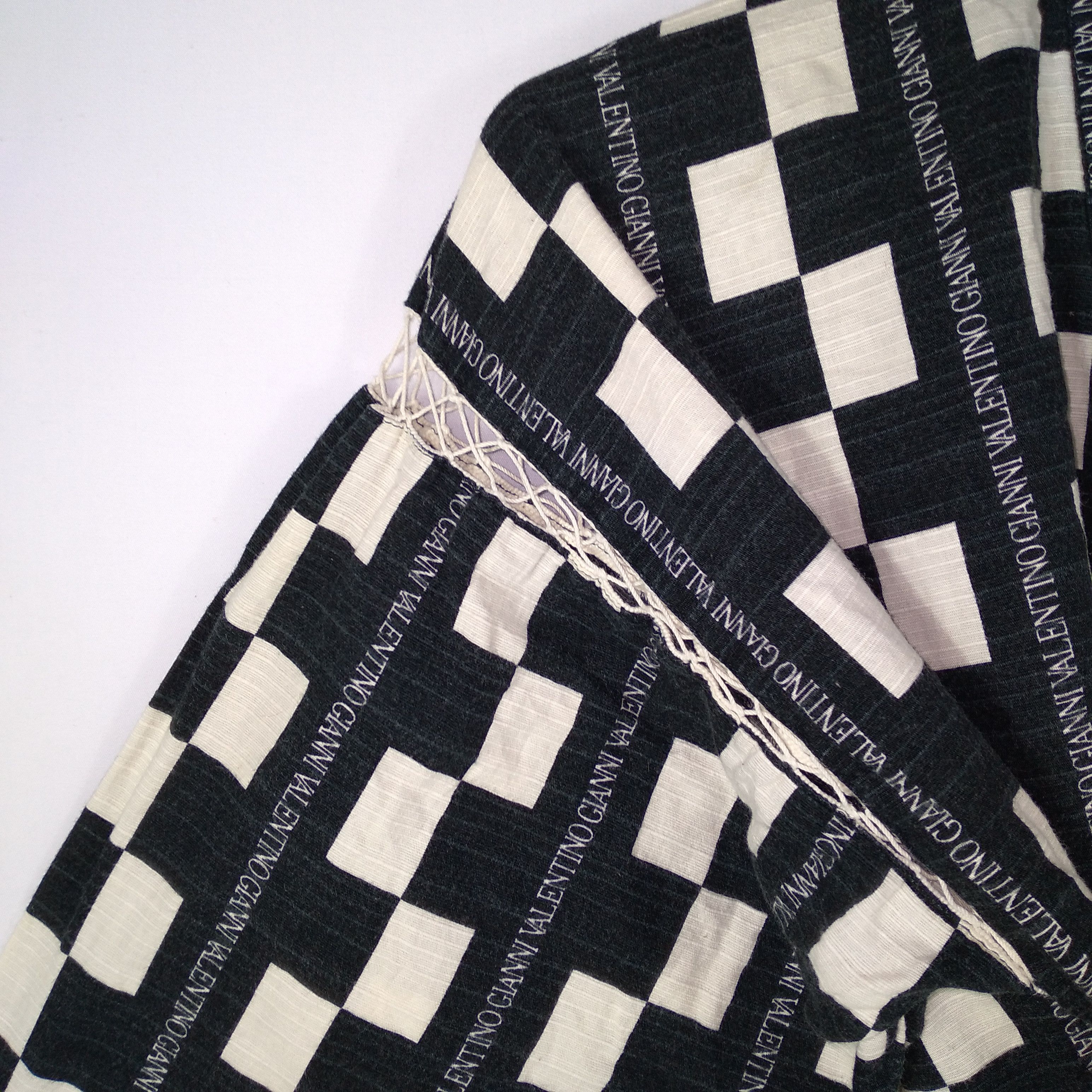 Designer 🔥Rare🔥Gianni Valentino Monogram Checkerd Summer Kimono Size US L / EU 52-54 / 3 - 8 Thumbnail