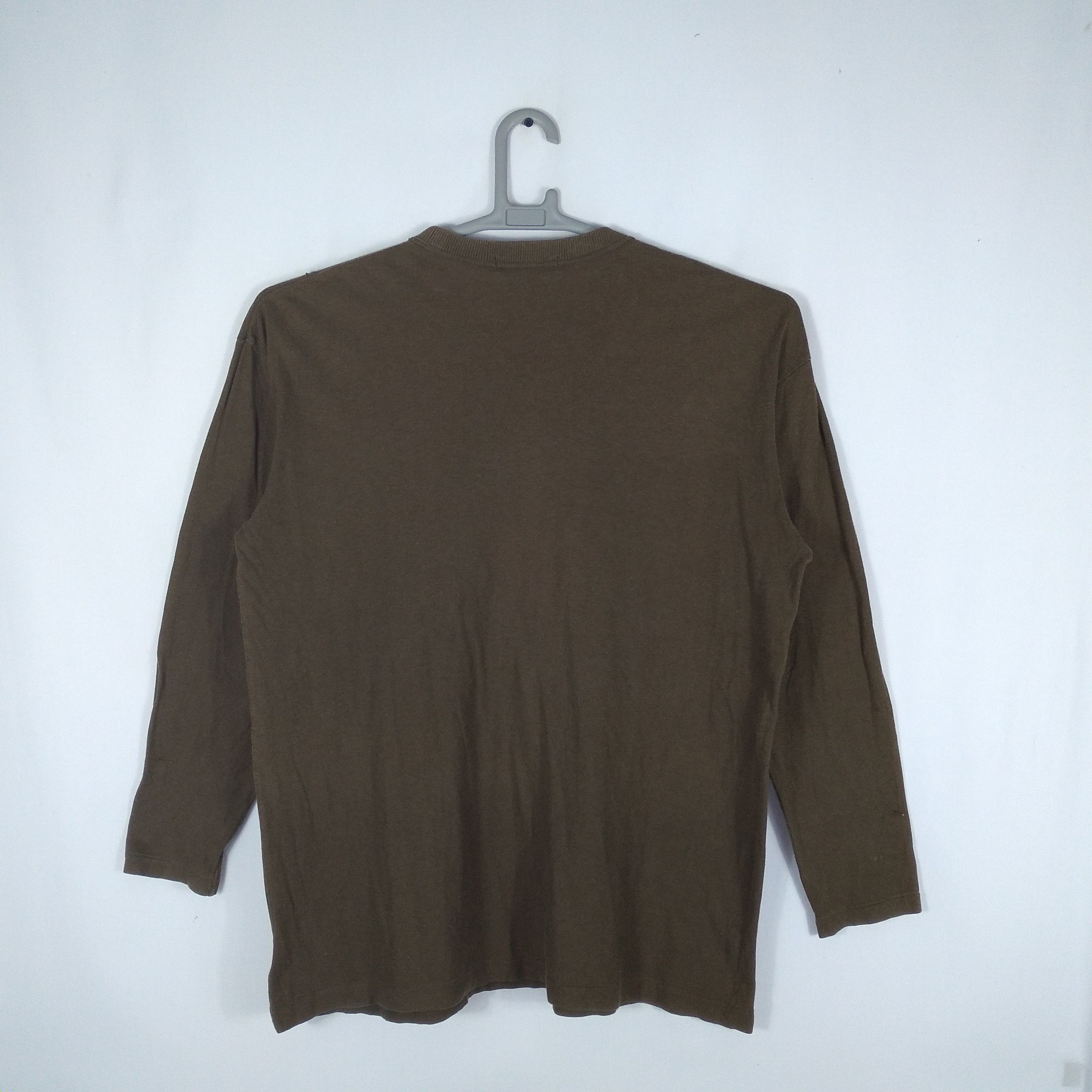 Designer × Vintage × Yohji Yamamoto Moldyfig By Yohji Yamamoto Plain Longsleeves Tee Size US L / EU 52-54 / 3 - 3 Thumbnail