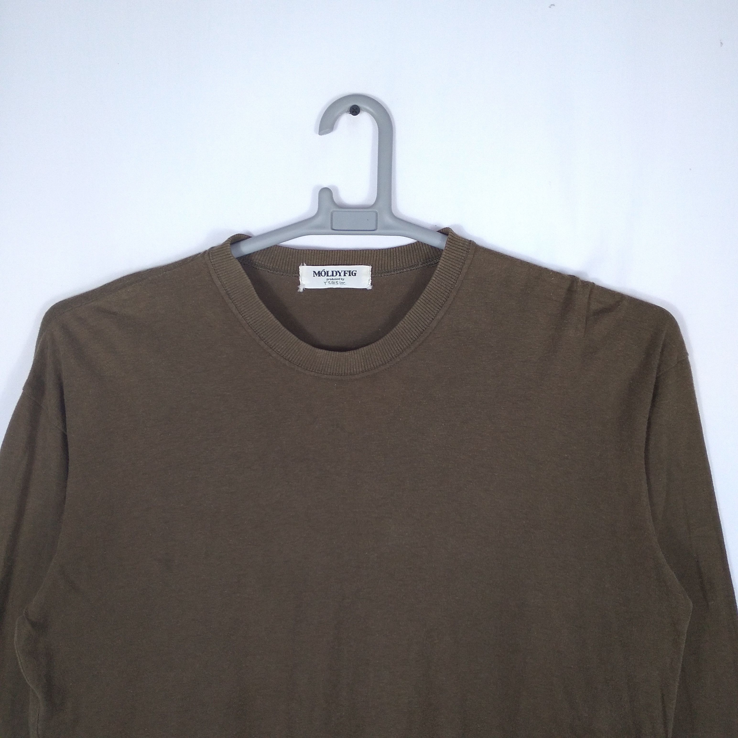 Designer × Vintage × Yohji Yamamoto Moldyfig By Yohji Yamamoto Plain Longsleeves Tee Size US L / EU 52-54 / 3 - 2 Thumbnail