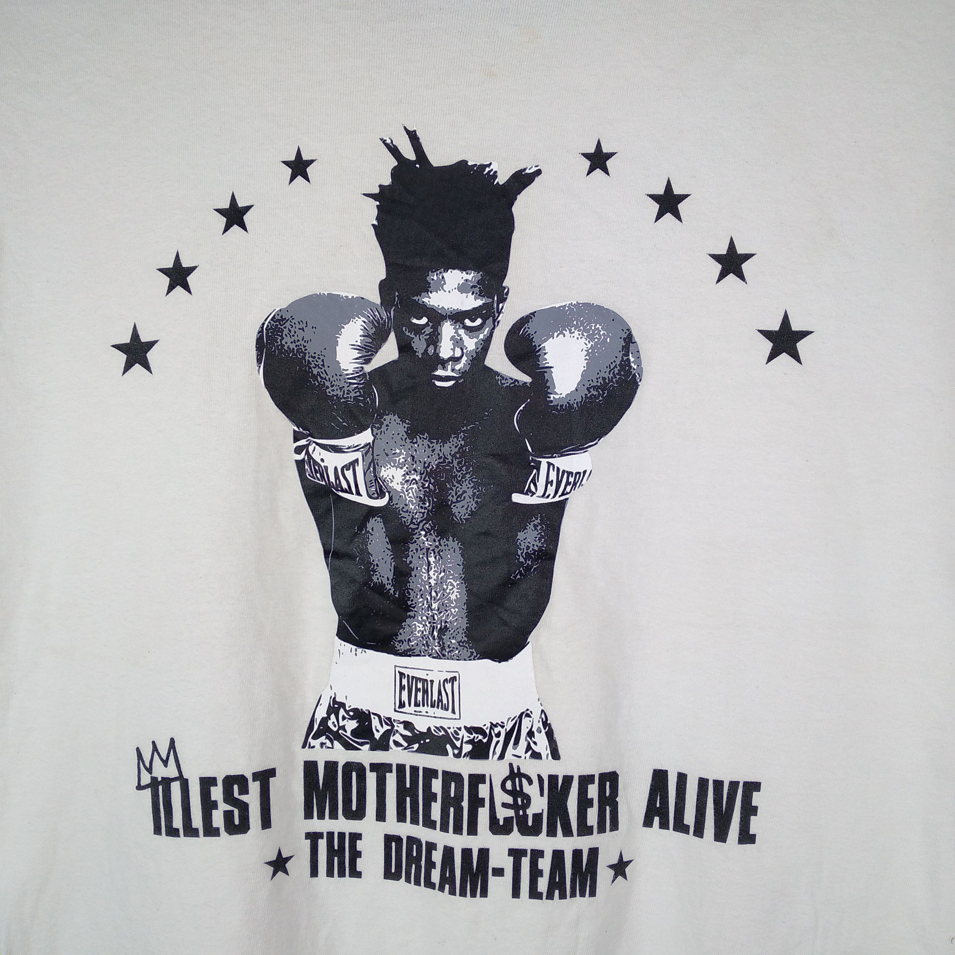 Jean-Michel Basquiat × Vintage 🔥Rare🔥Jean Michel Basquiat The Illest Motherfucker Dream Tee Size US M / EU 48-50 / 2 - 2 Thumbnail