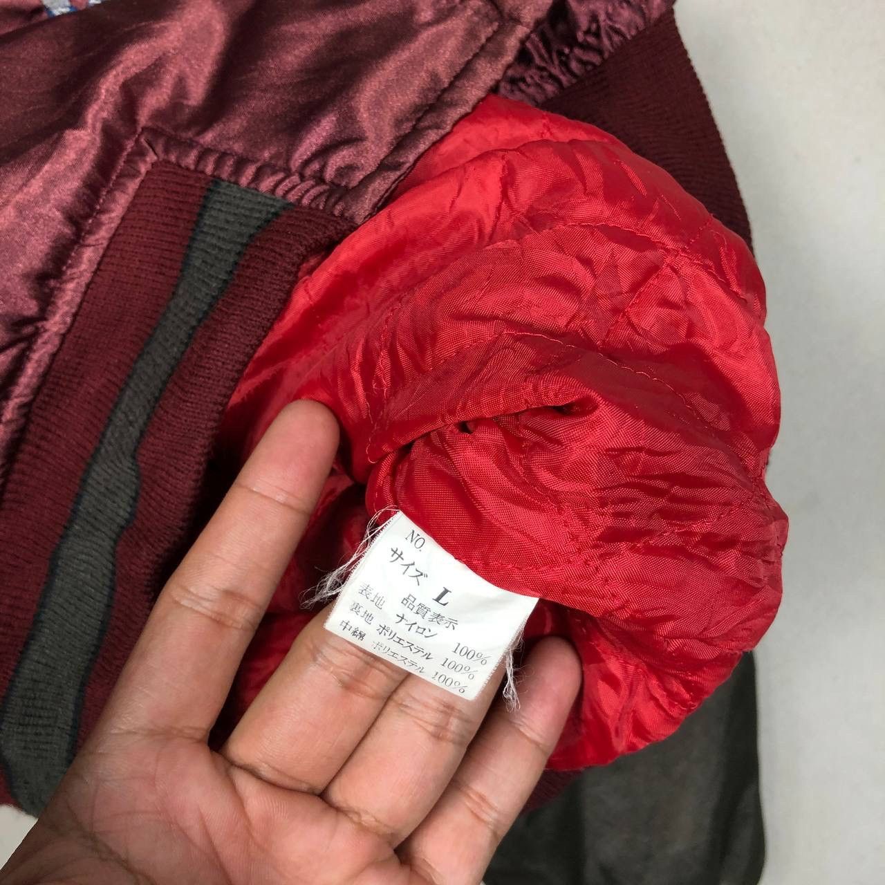 Japanese Brand Vintage Sukajan Fujin & Raijin Japan Yokosuka Jacket Size US L / EU 52-54 / 3 - 10 Thumbnail