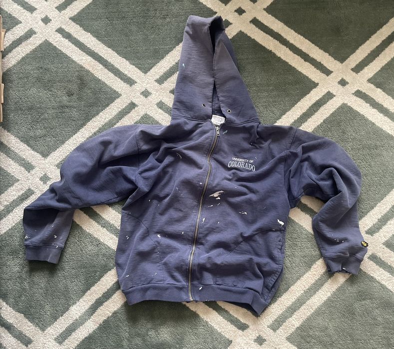 Vintage sun faded online hoodie