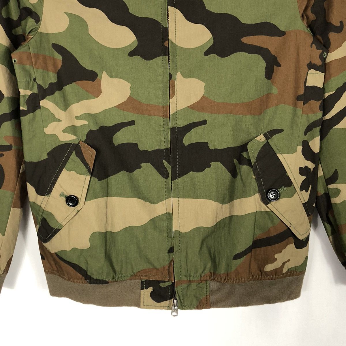 Designer × Japanese Brand × Johnbull 🔥Rare🔥John Bull Camo Military Styles Zipper Light Jacket Size US XS / EU 42 / 0 - 3 Thumbnail