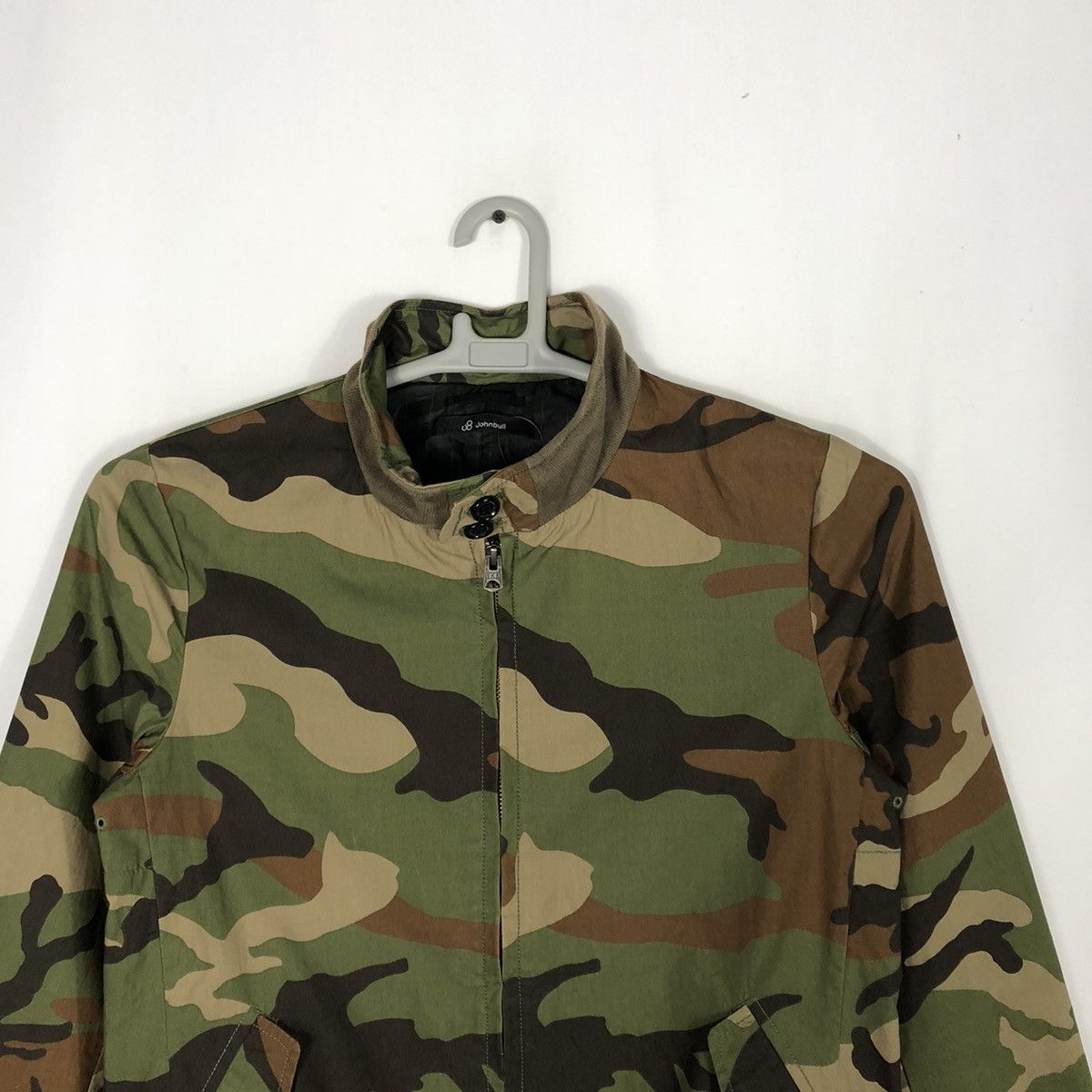 Designer × Japanese Brand × Johnbull 🔥Rare🔥John Bull Camo Military Styles Zipper Light Jacket Size US XS / EU 42 / 0 - 2 Thumbnail