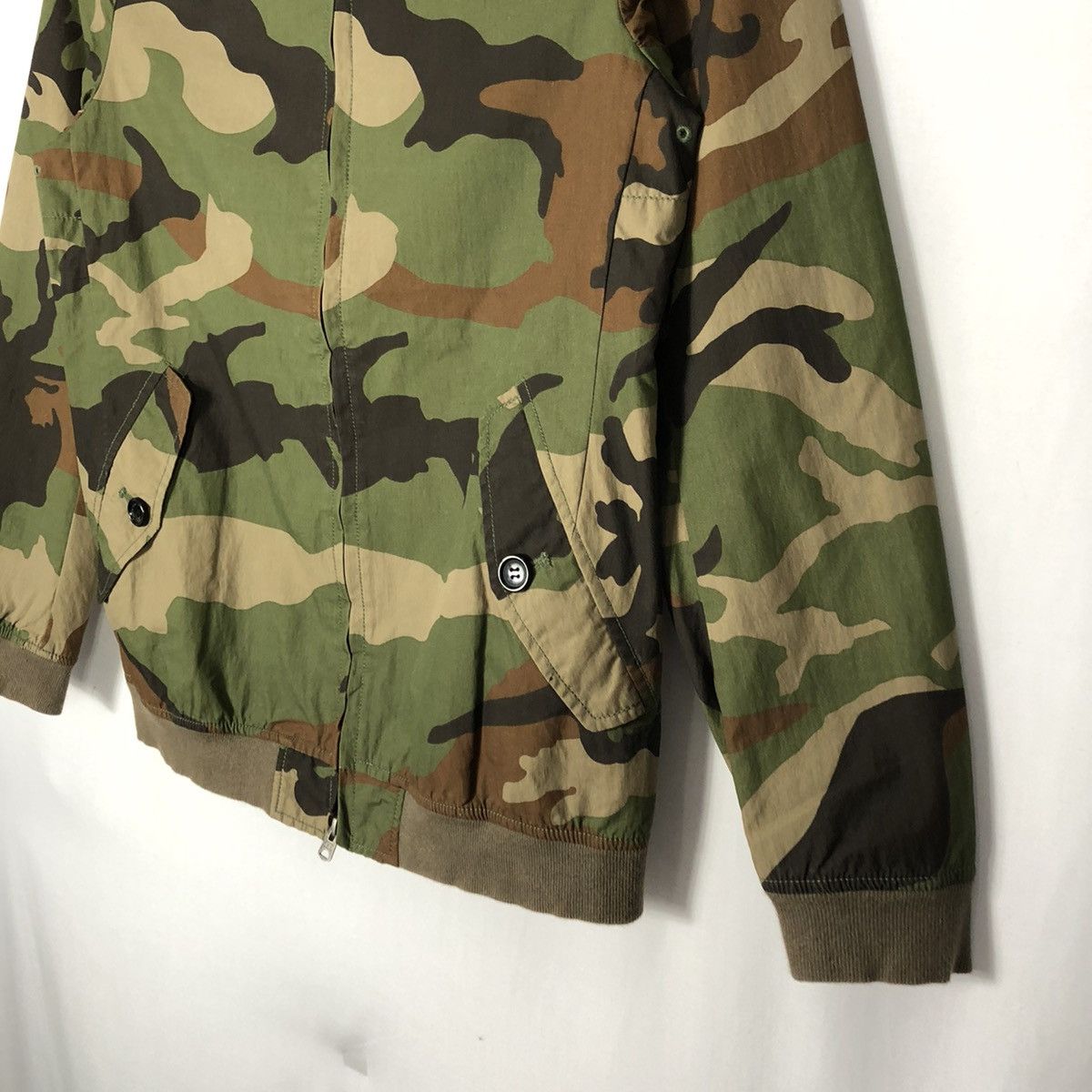 Designer × Japanese Brand × Johnbull 🔥Rare🔥John Bull Camo Military Styles Zipper Light Jacket Size US XS / EU 42 / 0 - 6 Thumbnail
