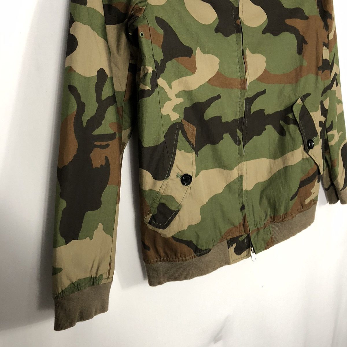 Designer × Japanese Brand × Johnbull 🔥Rare🔥John Bull Camo Military Styles Zipper Light Jacket Size US XS / EU 42 / 0 - 8 Thumbnail