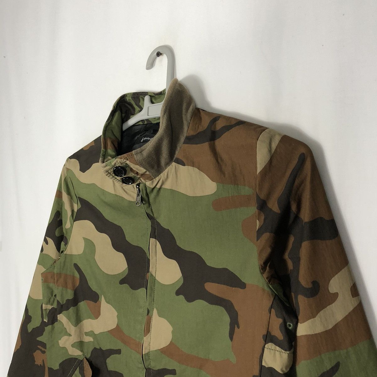 Designer × Japanese Brand × Johnbull 🔥Rare🔥John Bull Camo Military Styles Zipper Light Jacket Size US XS / EU 42 / 0 - 5 Thumbnail