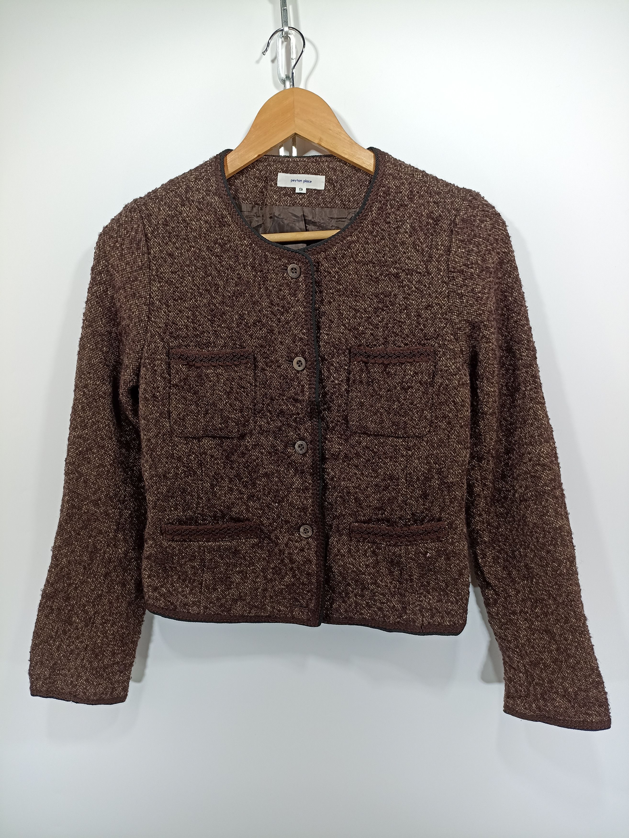 Japanese Brand Vintage Peyton Place Fleece Jacket Size S / US 4 / IT 40 - 1 Thumbnail