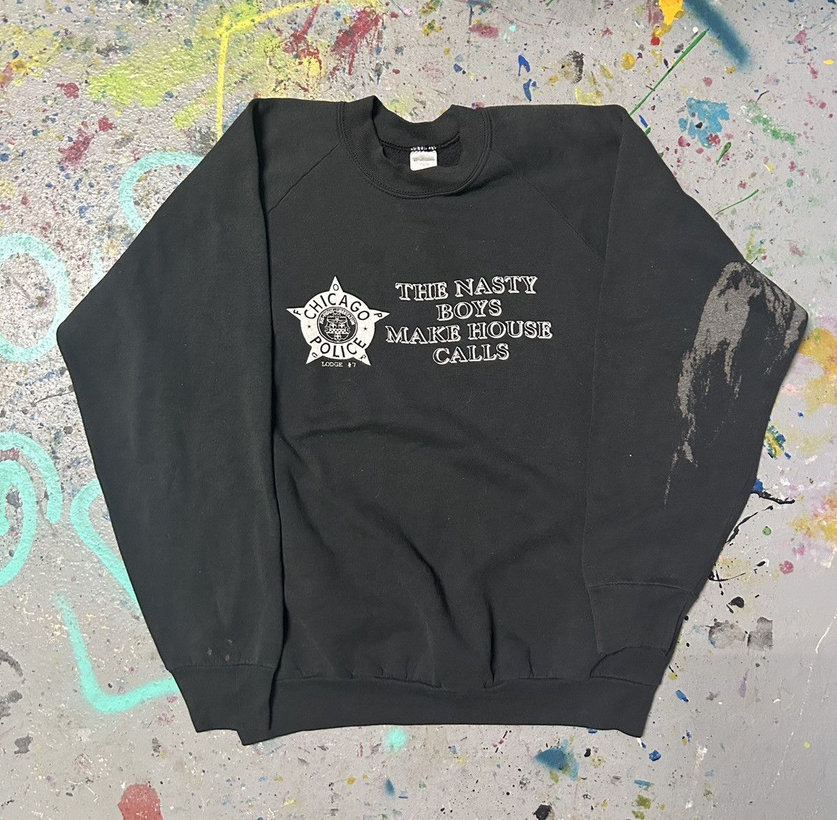 Vintage Vintage baggy The nasty boys make house calls crewneck 1990s Size US XL / EU 56 / 4 - 1 Thumbnail