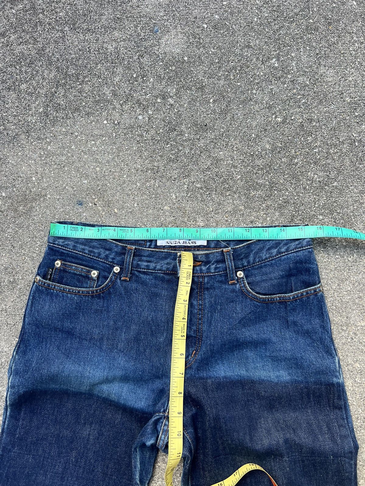 Vintage Vintage 90s Krizia Jeans Hagi Style Denim Flare Jeans Size US 29 - 2 Thumbnail
