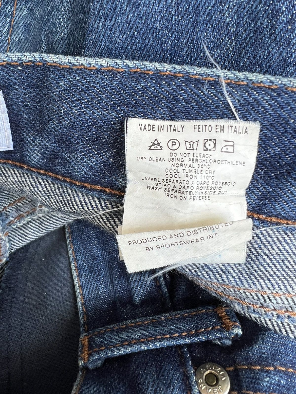 Vintage Vintage 90s Krizia Jeans Hagi Style Denim Flare Jeans Size US 29 - 25 Thumbnail
