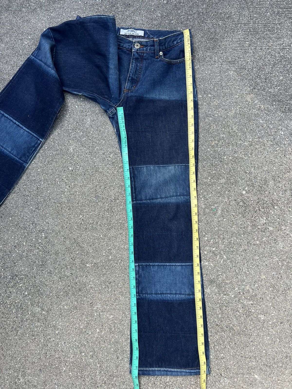 Vintage Vintage 90s Krizia Jeans Hagi Style Denim Flare Jeans Size US 29 - 4 Thumbnail