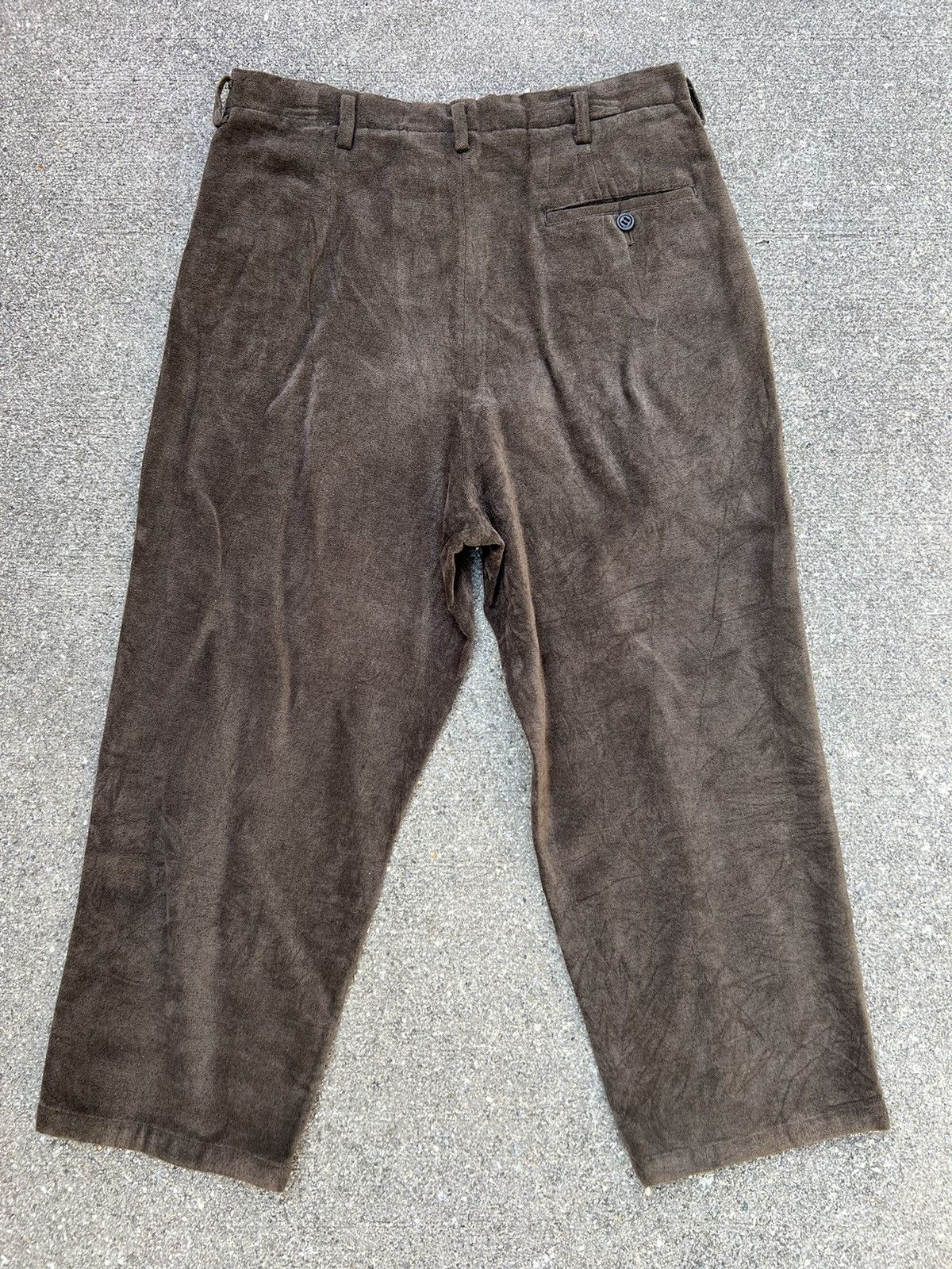 Vintage Vintage Yohji Yamamoto Y’s 1998 A/W Cropped Cord Pant Size US 31 - 5 Thumbnail