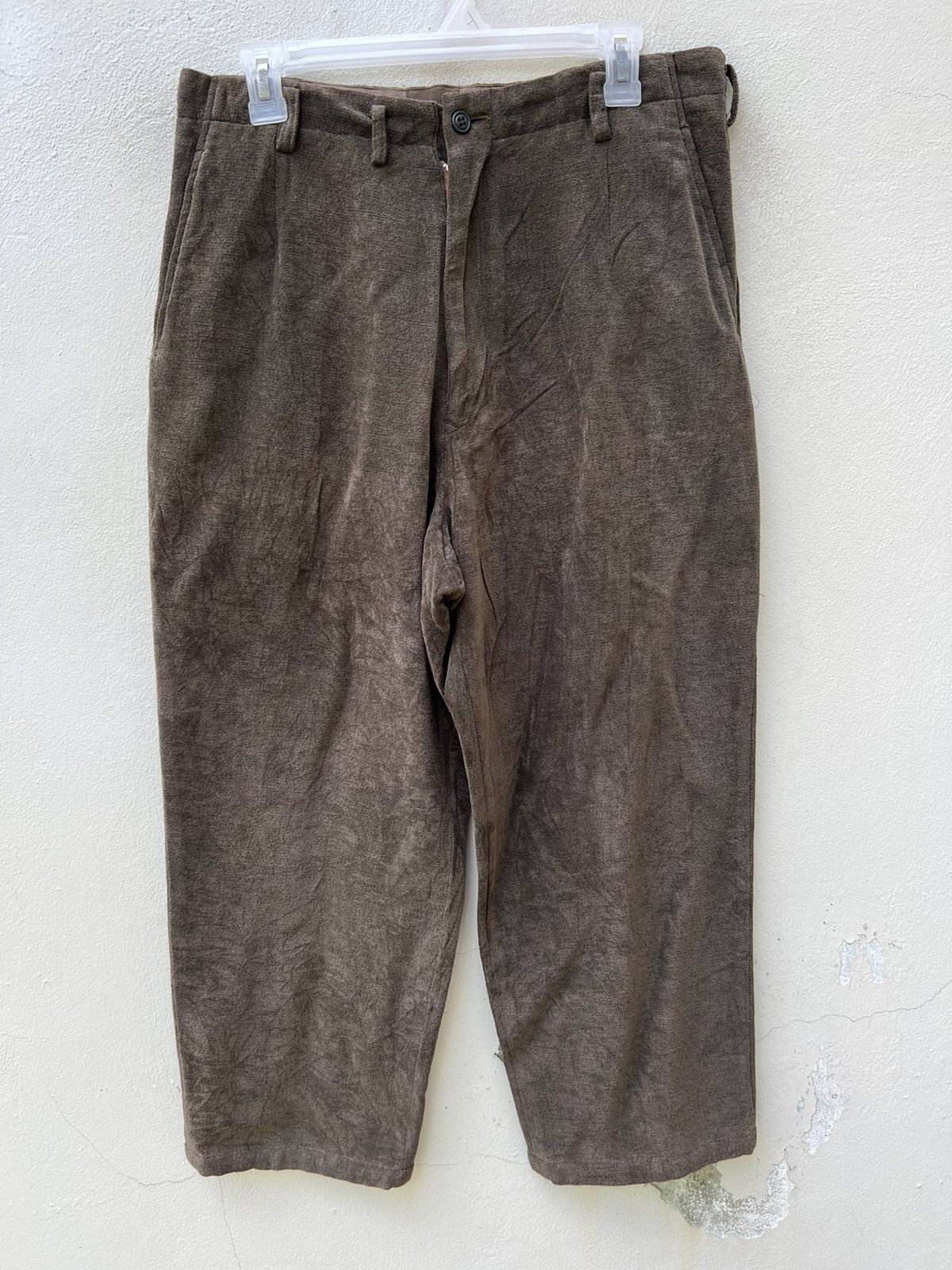 Vintage Vintage Yohji Yamamoto Y’s 1998 A/W Cropped Cord Pant Size US 31 - 6 Thumbnail