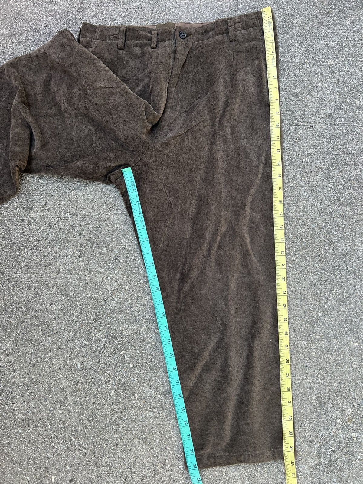 Vintage Vintage Yohji Yamamoto Y’s 1998 A/W Cropped Cord Pant Size US 31 - 4 Thumbnail