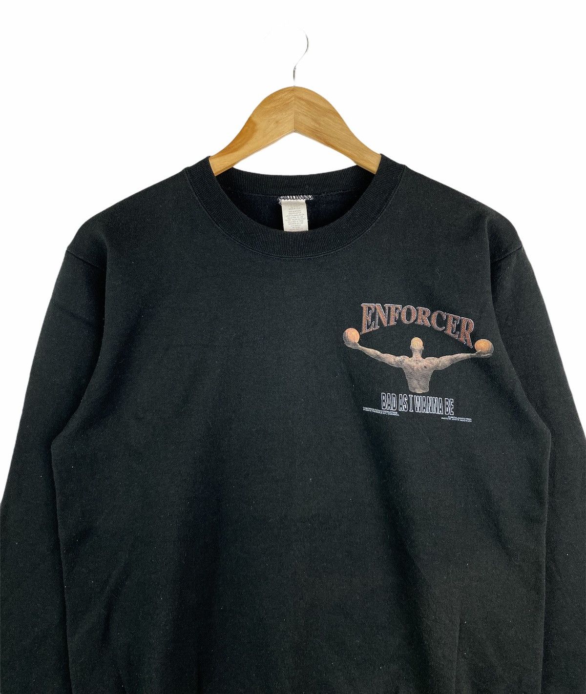 NBA × Rap Tees × Vintage VINTAGE DENNIS RODMAN NBA PLAYER 1996 SWEATSHIRT PULLOVER Size US S / EU 44-46 / 1 - 4 Thumbnail