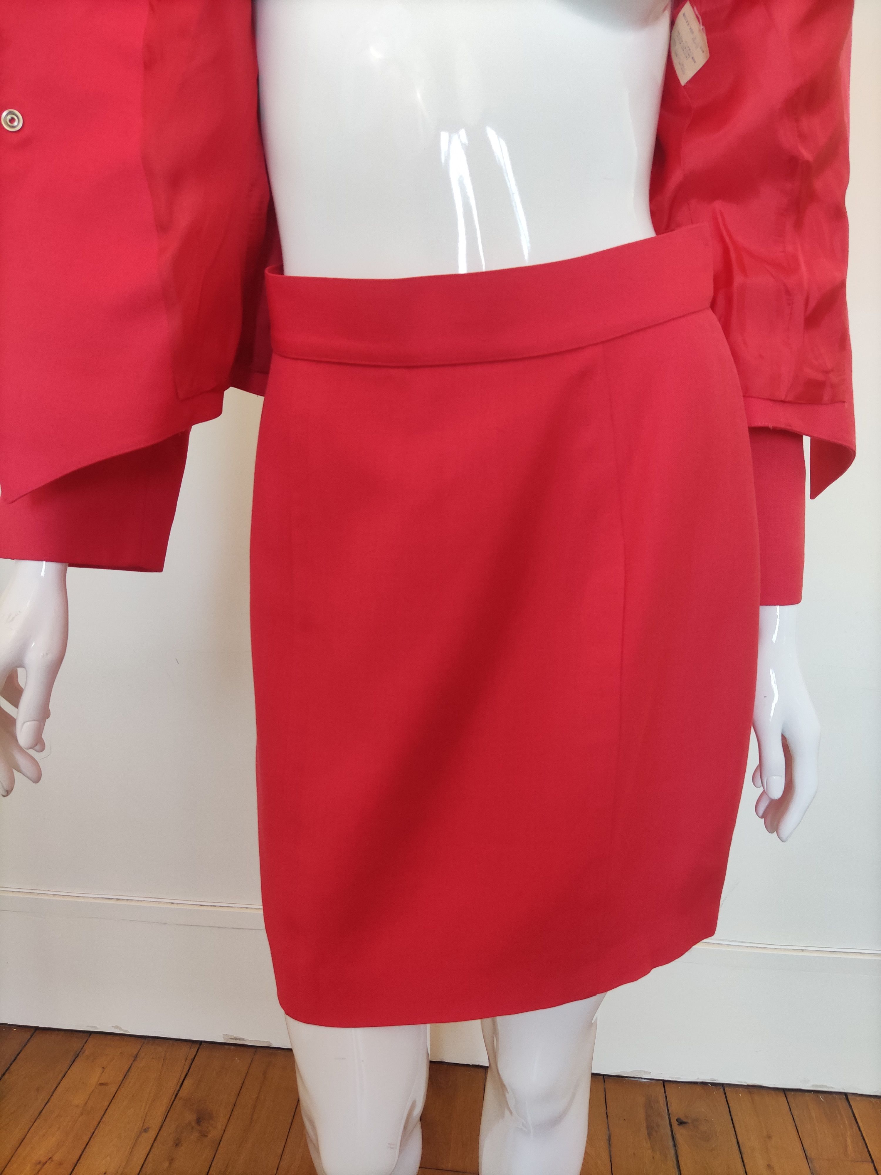 Thierry Mugler Thierry Mugler Vampire Wasp Bee Waist Couture Vintage Suit Size L / US 10 / IT 46 - 16 Thumbnail