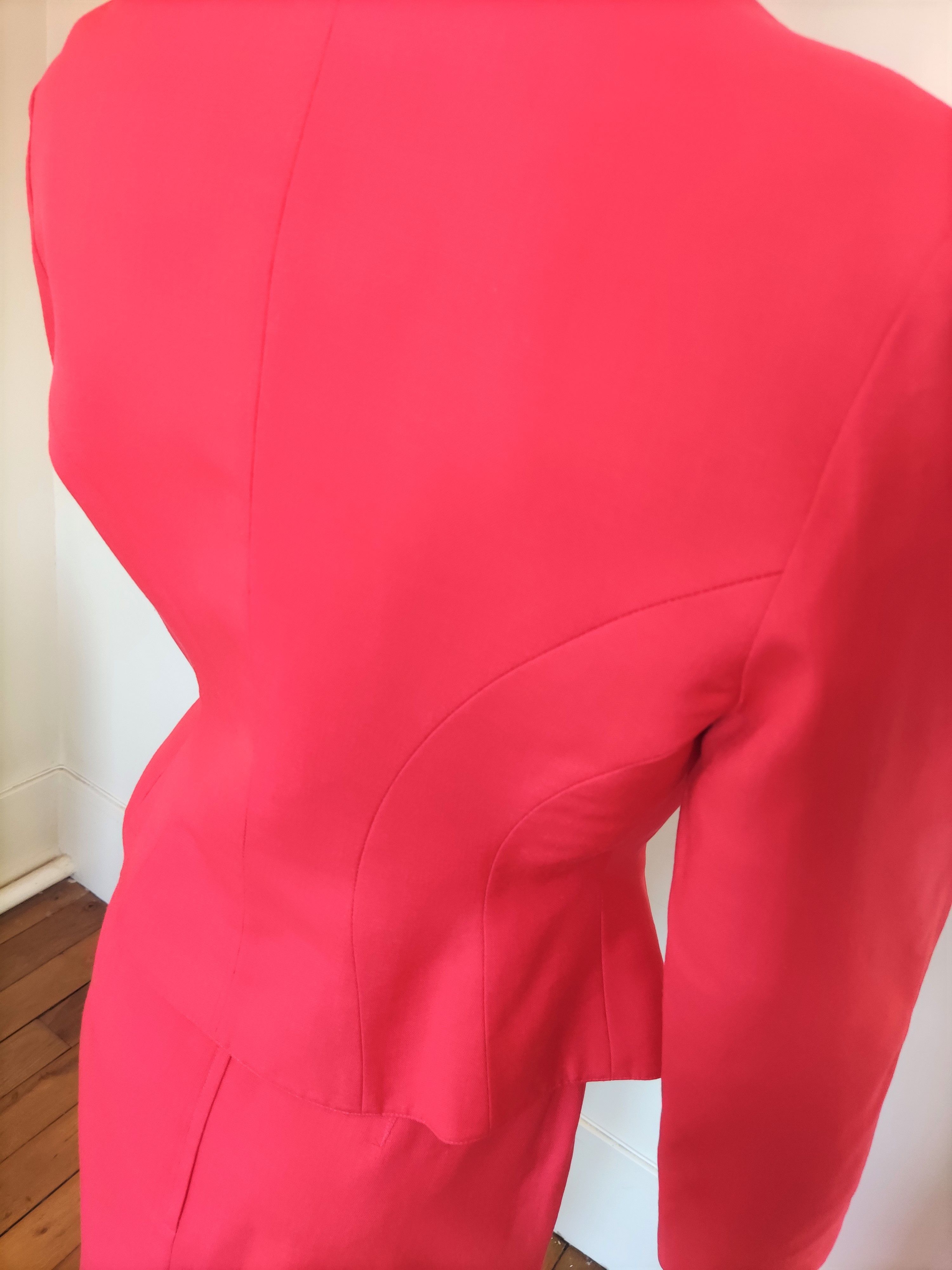 Thierry Mugler Thierry Mugler Vampire Wasp Bee Waist Couture Vintage Suit Size L / US 10 / IT 46 - 7 Thumbnail