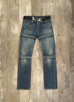 Balenciaga hot sale zip jeans