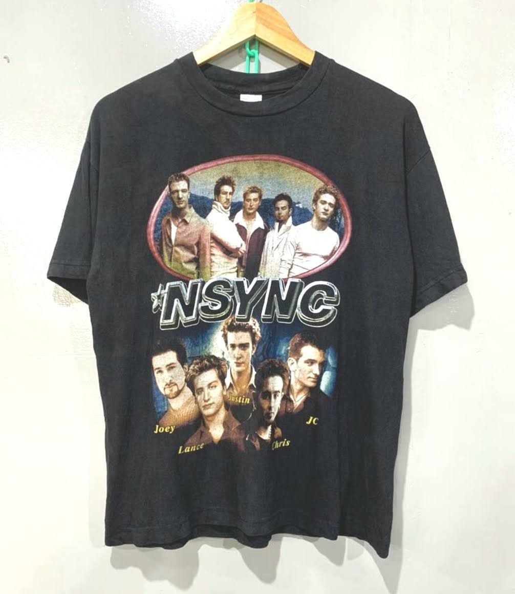 Image of Rap Tees x Vintage Nsync Bye Bye Bye Tour T Shirt in Black, Men's (Size Small)