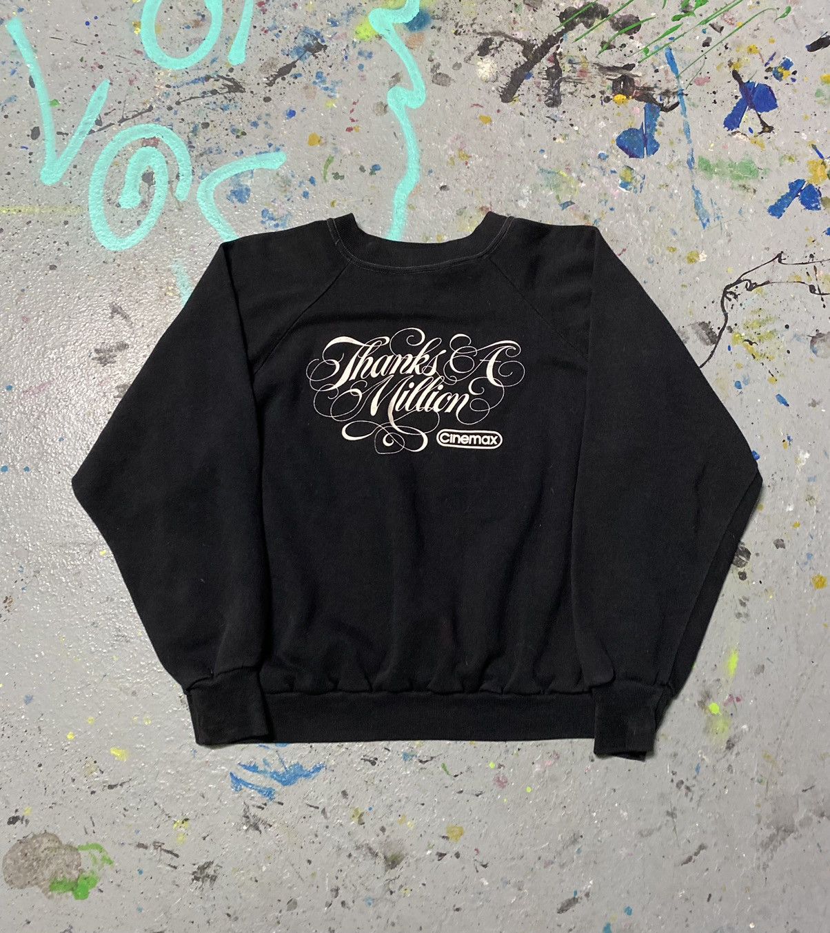 Vintage Vintage Cinemax skater pullover crewneck 1980s Size US M / EU 48-50 / 2 - 1 Thumbnail